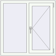 REHAU Euro 60 1000x1000 мм