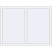 REHAU Brillant-Design 1480x1080 мм Білий (RAL 9016) з двох сторін