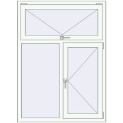 REHAU Euro 70 1100x1500 мм