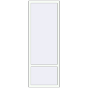 REHAU Euro 70 714x2000 мм Білий (RAL 9016) з двох сторін