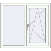 REHAU Euro 70 1005x900 мм