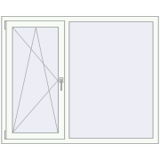 REHAU Euro 60 1450x1180 мм REHAU Euro 60 1450x1180 мм