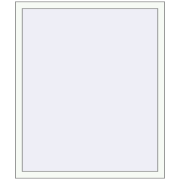 REHAU Euro 60 1100x1300 мм Білий (RAL 9016) з двох сторін