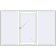 REHAU Euro 60 2180x1390 мм Білий (RAL 9016) з двох сторін