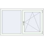 REHAU Euro 60 1300x800 мм REHAU Euro 60 1300x800 мм