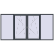 REHAU Euro 70 3000x1500 мм REHAU Euro 70 3000x1500 мм