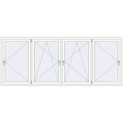 REHAU Euro 70 3000x1200 мм