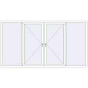 REHAU Euro 70 2900x1550 мм REHAU Euro 70 2900x1550 мм