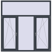 REHAU Euro 60 1770x1800 мм REHAU Euro 60 1770x1800 мм