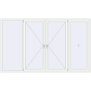 Вікна 3000x1800 мм REHAU Euro 60