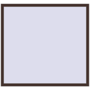 REHAU Euro 60 1520x1420 мм RAL 8017 Chocolate brown з двох сторін