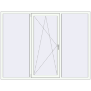 REHAU Euro 60 2120x1610 мм Білий (RAL 9016) з двох сторін