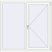 REHAU Euro 60 1460x1430 мм REHAU Euro 60 1460x1430 мм