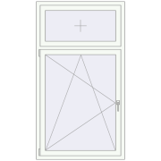 REHAU Euro 70 990x1770 мм