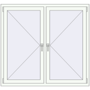 REHAU Euro 60 1400x1300 мм