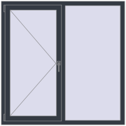 REHAU Euro 60 1400x1400 мм REHAU Euro 60 1400x1400 мм