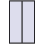 REHAU Brillant-Design 1200x2000 мм BLACK_ULTI-MATT з двох сторін REHAU Brillant-Design 1200x2000 мм BLACK_ULTI-MATT з двох сторін