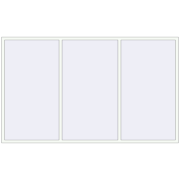 REHAU Euro 60 3000x1800 мм Білий (RAL 9016) з двох сторін REHAU Euro 60 3000x1800 мм Білий (RAL 9016) з двох сторін