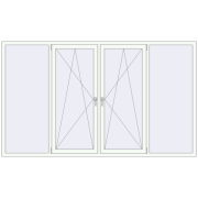 REHAU Brillant-Design 2700x1600 мм GOLDEN OAK ззовні