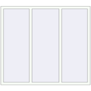 REHAU Brillant-Design 1700x1500 мм Білий (RAL 9016) з двох сторін REHAU Brillant-Design 1700x1500 мм Білий (RAL 9016) з двох сторін