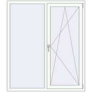 REHAU Euro 70 1440x1550 мм