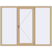 Altest Pony 375 2000x1550 мм RAL 1001 Beige з двох сторін