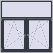 REHAU Euro 60 1500x1500 мм