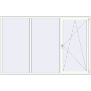 REHAU SYNEGO MD 2500x1630 мм WALNUT ззовні