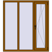 REHAU SYNEGO MD 1300x1450 мм REHAU SYNEGO MD 1300x1450 мм