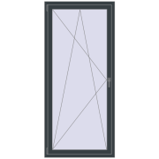 Altest Pony 375 900x2000 мм RAL 7016 Anthracite grey з двох сторін