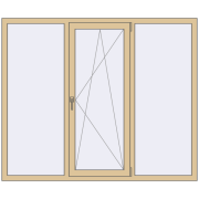 REHAU Euro 60 1800x1500 мм REHAU Euro 60 1800x1500 мм