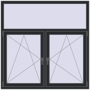 REHAU Euro 60 1500x1500 мм REHAU Euro 60 1500x1500 мм