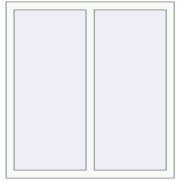 REHAU Euro 60 1117x1117 мм GOLDEN OAK ззовні