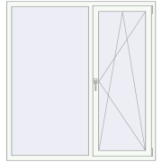 Вікна 1500x1600 мм REHAU Euro 70