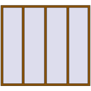 REHAU Euro 60 2000x1800 мм GOLDEN OAK з двох сторін REHAU Euro 60 2000x1800 мм GOLDEN OAK з двох сторін