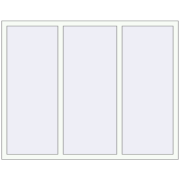 REHAU Euro 70 1720x1350 мм Білий (RAL 9016) з двох сторін