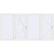 REHAU Euro 70 3000x1500 мм REHAU Euro 70 3000x1500 мм