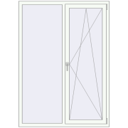 REHAU Euro 60 1300x1800 мм