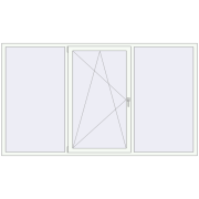 REHAU Brillant-Design 2600x1500 мм Білий (RAL 9016) з двох сторін REHAU Brillant-Design 2600x1500 мм Білий (RAL 9016) з двох сторін