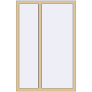 REHAU Euro 60 1000x1500 мм RAL 1014 Ivory з двох сторін REHAU Euro 60 1000x1500 мм RAL 1014 Ivory з двох сторін